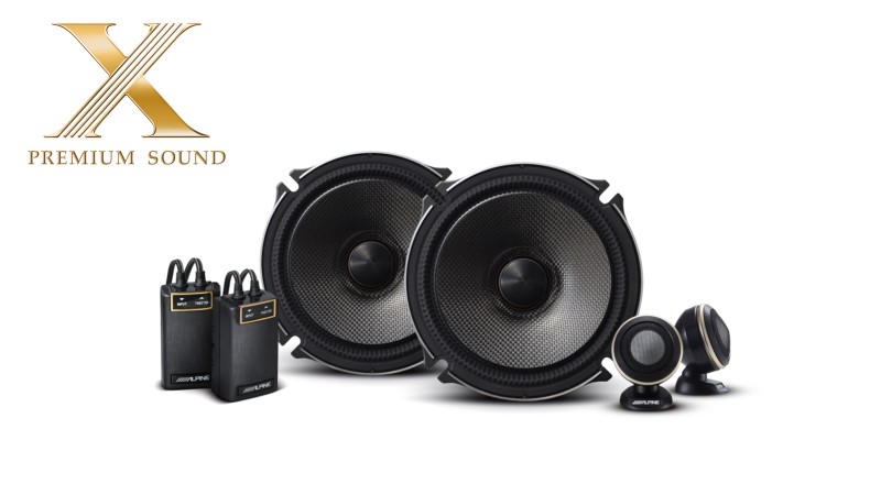楽天市場】アルパイン カースピーカー X-181S 18cmセパレート2WAY