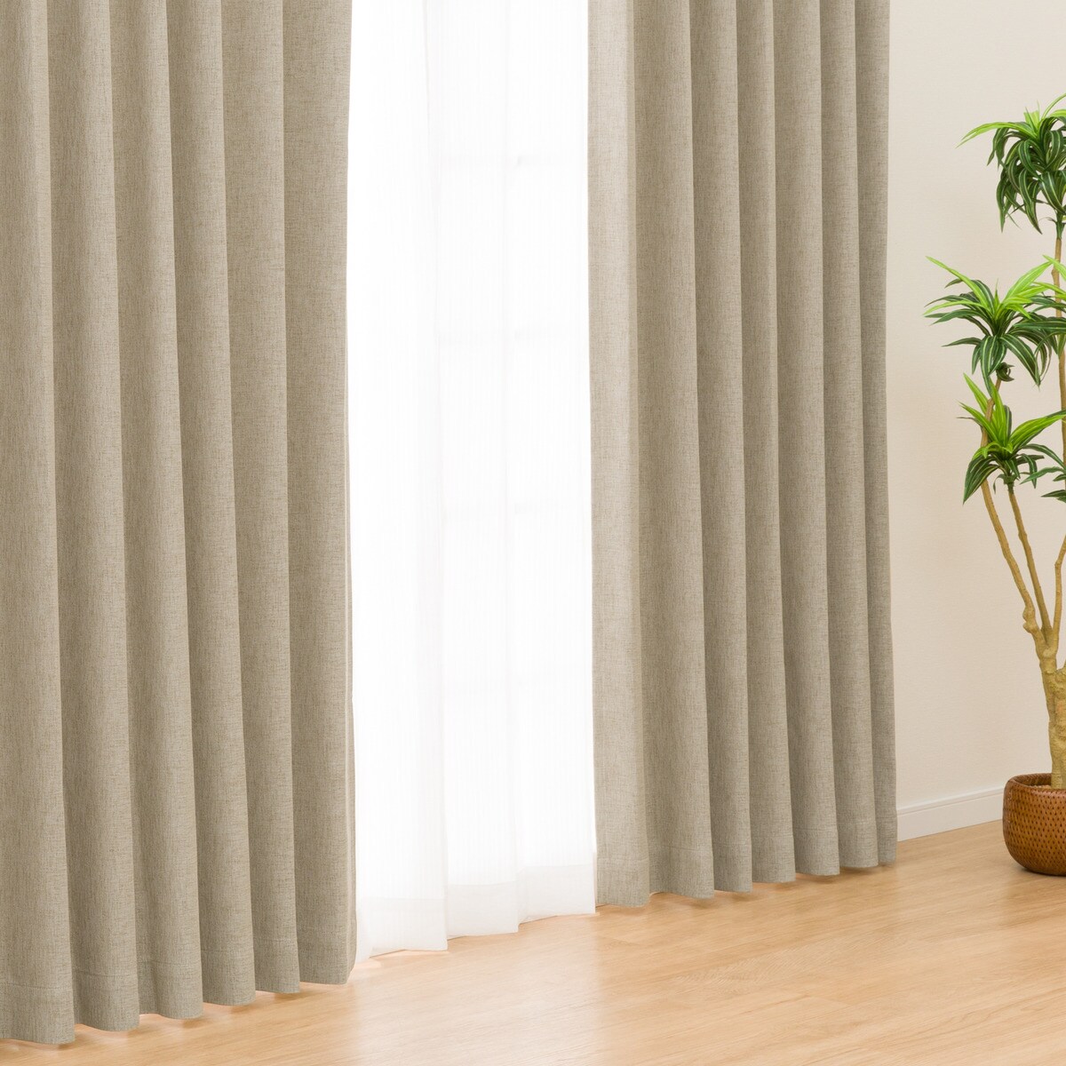 楽天市場】遮光・保温・遮熱・防炎273サイズカーテン(LW2929 LGY