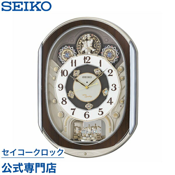 楽天市場】掛け時計 SEIKO ギフト包装無料 セイコークロック からくり