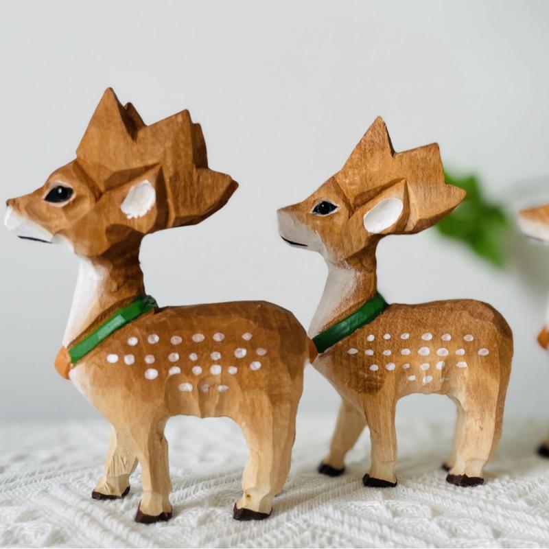 楽天市場】しか ひのき 鹿 木製 オブジェ インテリア 雑貨 置物動物
