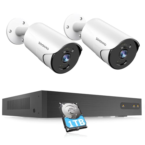 楽天市場】【500万画素・2TB】SOOHAO 防犯カメラ poe給電 有線 監視