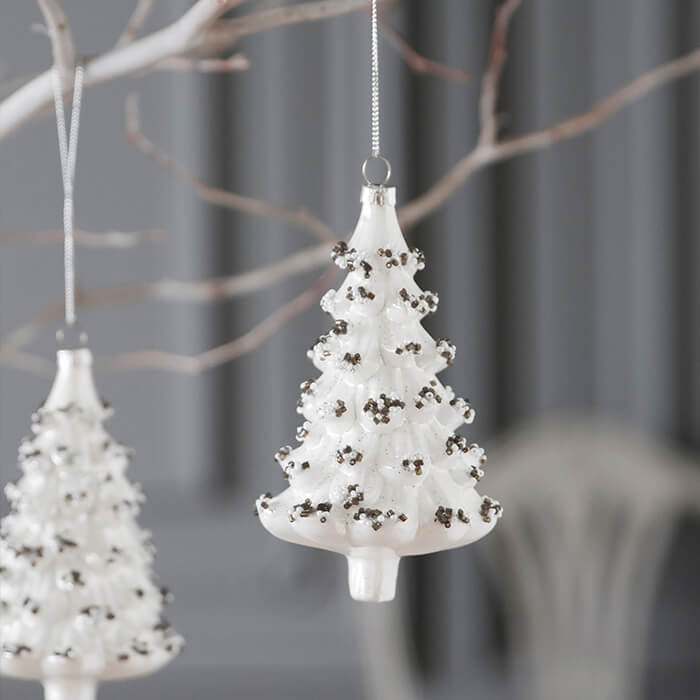 楽天市場】ガラスオーナメント Eiffel ホワイト シルバー ゴールド