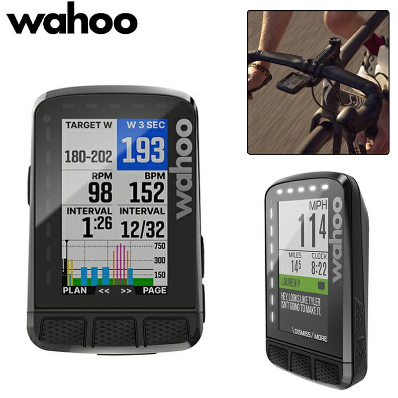 楽天市場】ワフー wahoo ELEMNT ROAM V2 GPS Bike Computer(ワフー