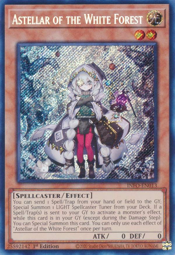 楽天市場】遊戯王 INFO-EN039 白き森の魔性ルシエラ Rciela, Sinister