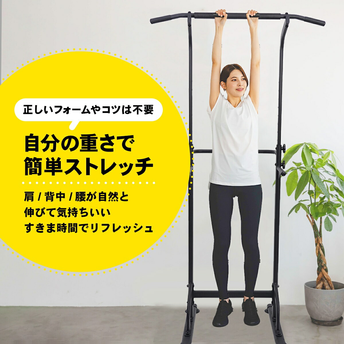 ぶら下がり健康器 家庭用 耐荷重150kg 高さ調整 12段階 組立簡単 365日