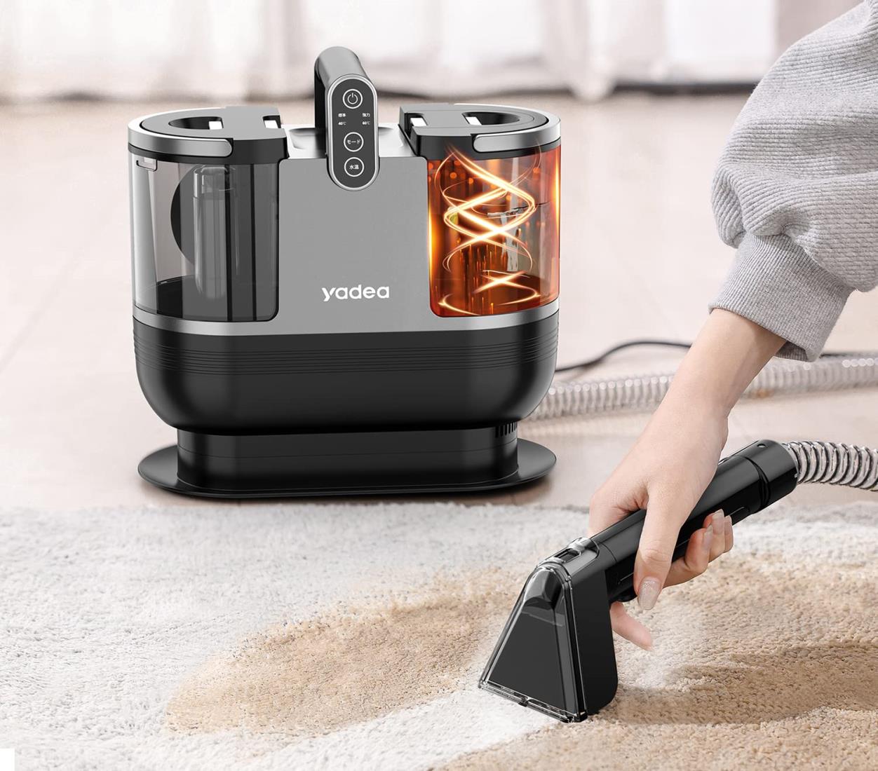 楽天市場】【100℃蒸気噴射×19000Pa吸引力】 スチーム式カーペット