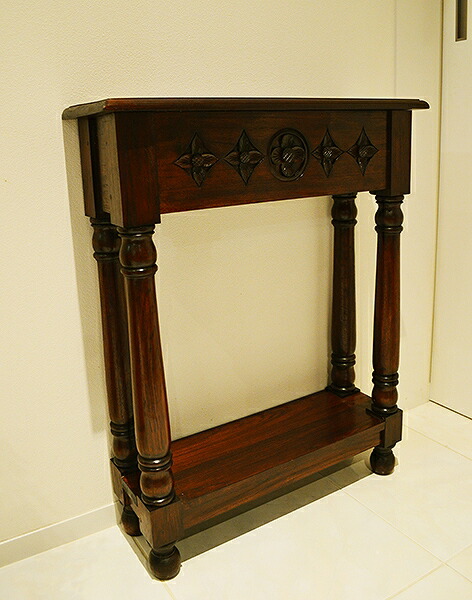 楽天市場】コンソールテーブル 玄関 スリム コンソール アンティーク