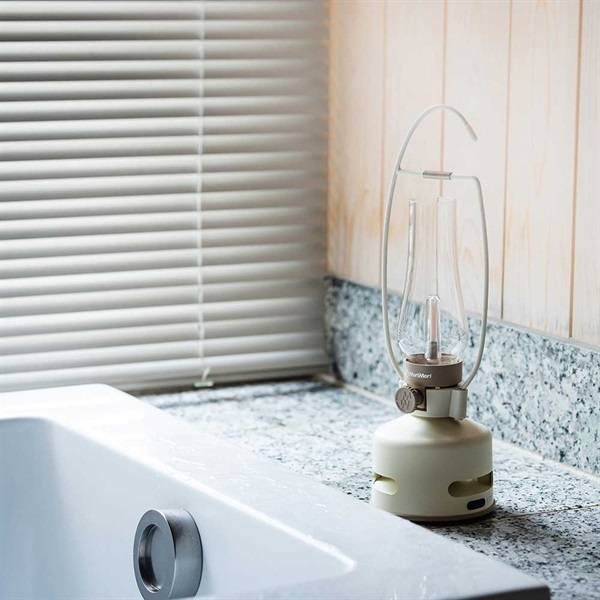 MoriMori(モリモリ)LEDランタンスピーカー S1 BEACH HOUSE ホワイト