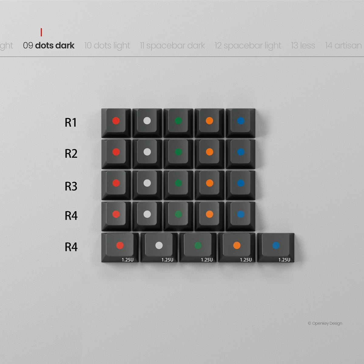 Pre-order] PBTfans x Openkey Design Less, but better Dark