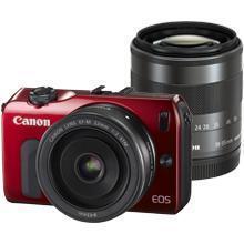 キヤノン EOS M ダブルレンズキット レッド | ミラーレス一眼