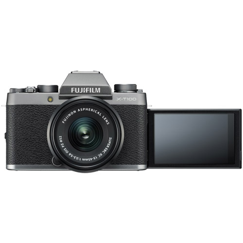 フジフイルム X-T100 レンズキット ダークシルバー | ミラーレス一眼
