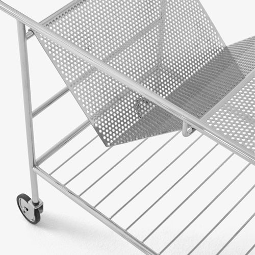 Alima Trolley NDS1 クローム/オーク H594mm - YAMAGIWA OnlineStore