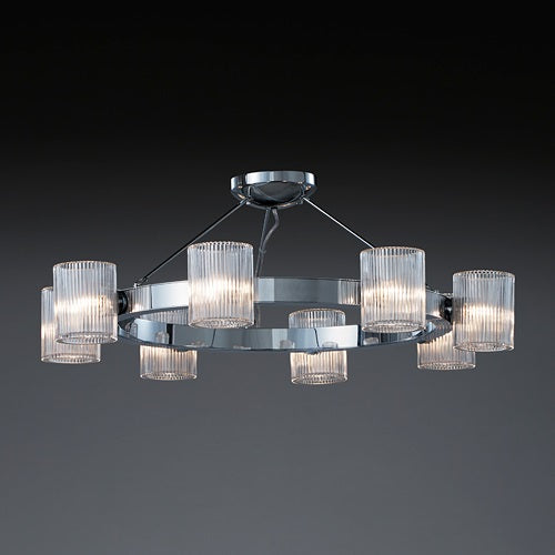 FLARE 8灯 クローム/クリア Φ800mm - YAMAGIWA OnlineStore