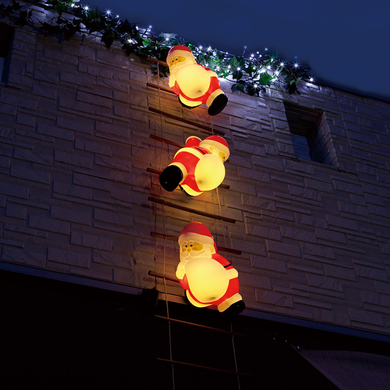 タカショー イルミネーション 屋外 サンタ LED ライト クリスマス 電飾