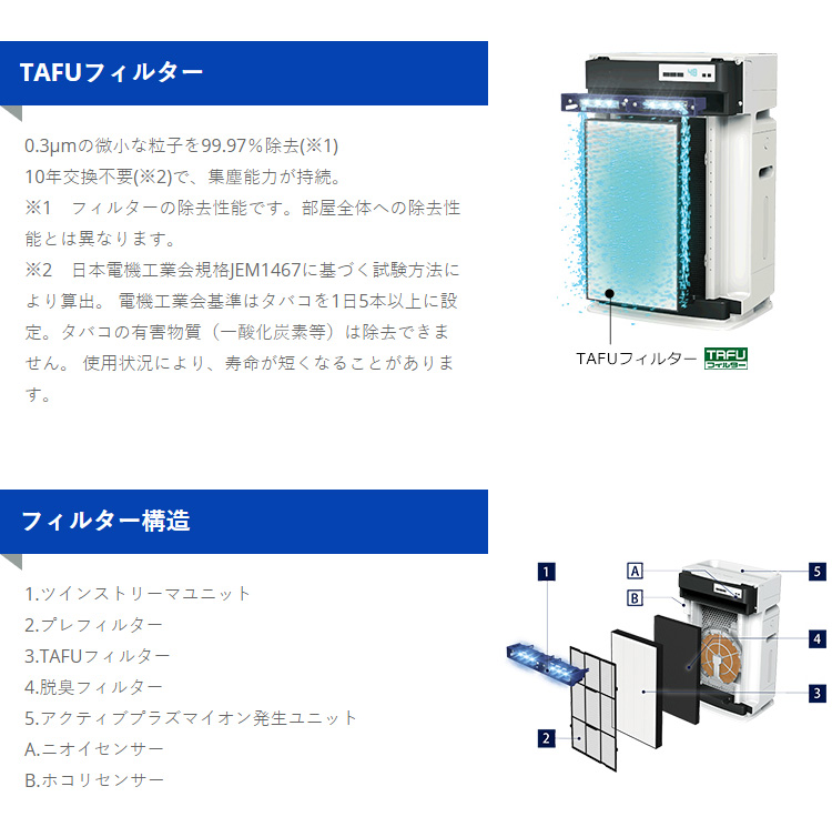 ダイキン（DAIKIN） 空気清浄機 加湿 花粉 加湿空気清浄機 オシャレ