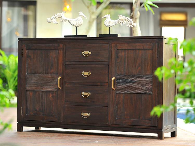 アジアン キャビネット アジアン家具 チェスト サイドボード 脚付