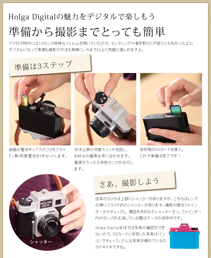 インテリアショップ roomy HOLGA Digital