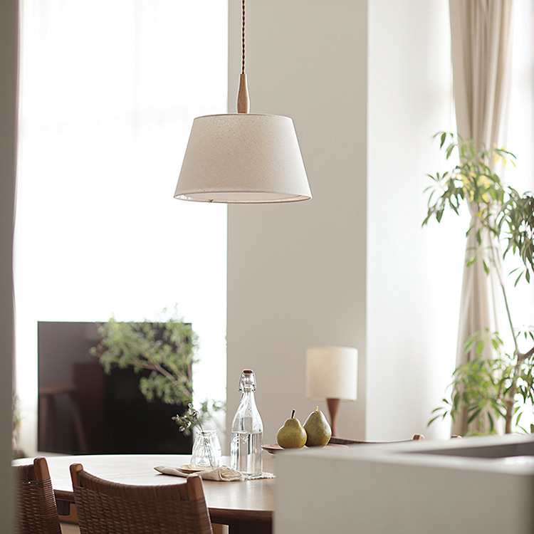 天井照明 ペンダントライト LinenMix 3灯ソケット／スマートLED電球