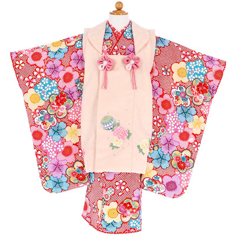 七五三 着物レンタル 3歳 753 ひさかたろまん ブランド着物 女の子