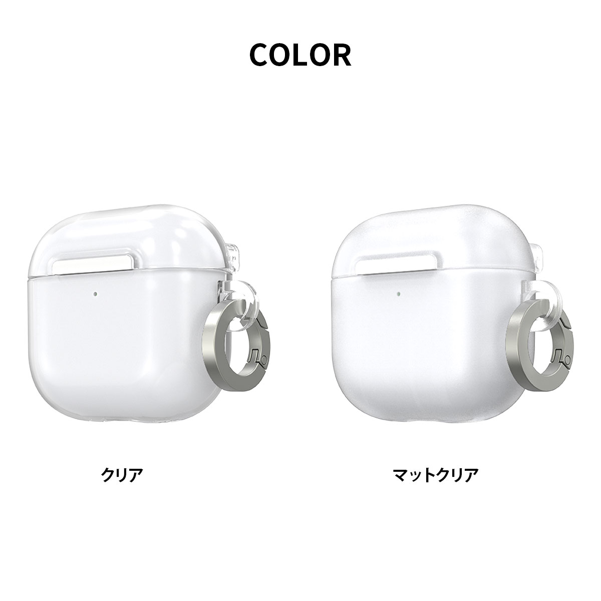 AirPods Pro 3 / 4 ケース araree Nu:kin ハードクリアケース