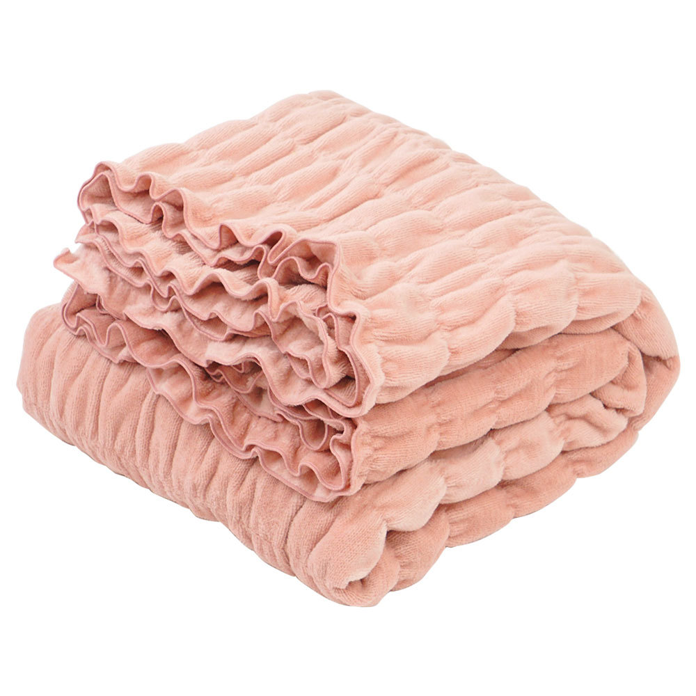 ロマンス小杉 毛布 ダブル 発熱コットン ウォームサポート ふかふか