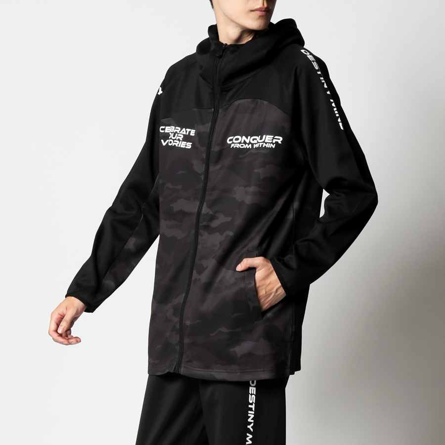 ジャージ 上下セットアップ メンズ ストレッチ ジップアップ パーカー