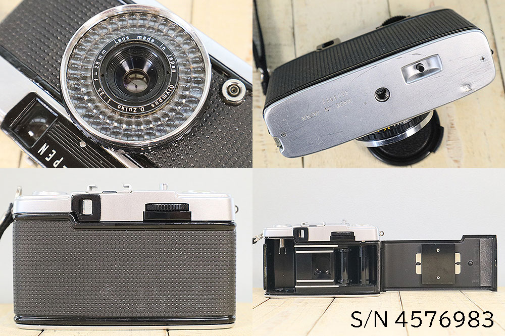 中古】【保証付 】 オリンパス OLYMPUS PEN EE-3 S/N 4576983（ケース