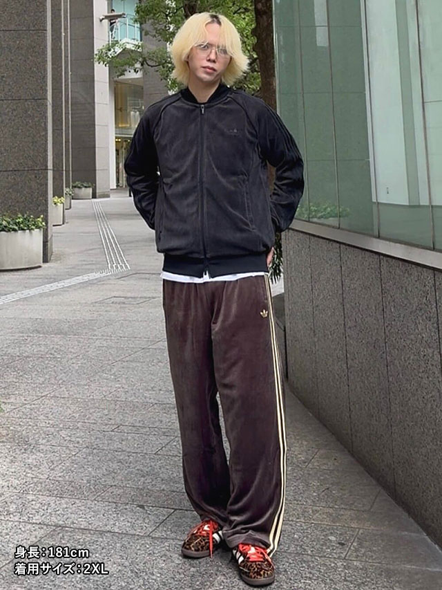 adidas Originals アディダス オリジナルス ベロア SST トラックトップ
