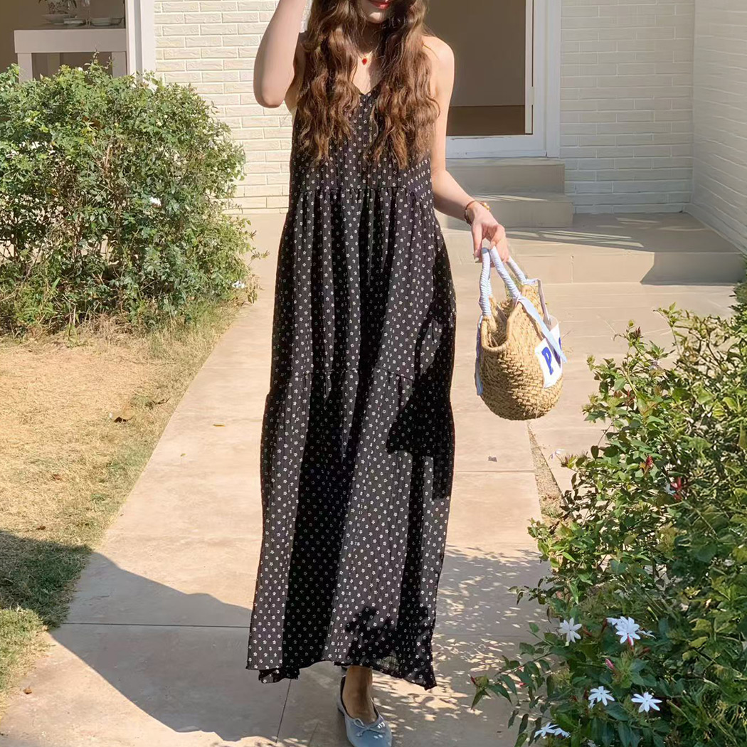 キャミワンピ ワンピース レディース ロング 花柄 リゾート