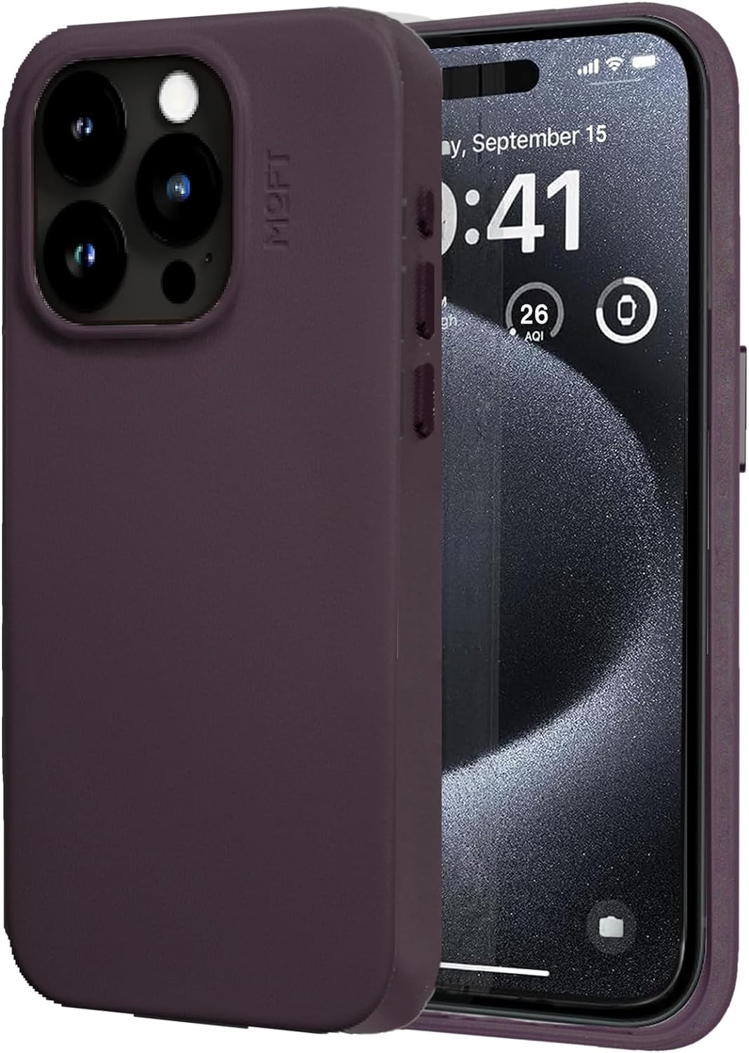 MOFT MOFT iPhone 15/14シリーズ MOVAS〓 レザーケース MagSafe対応