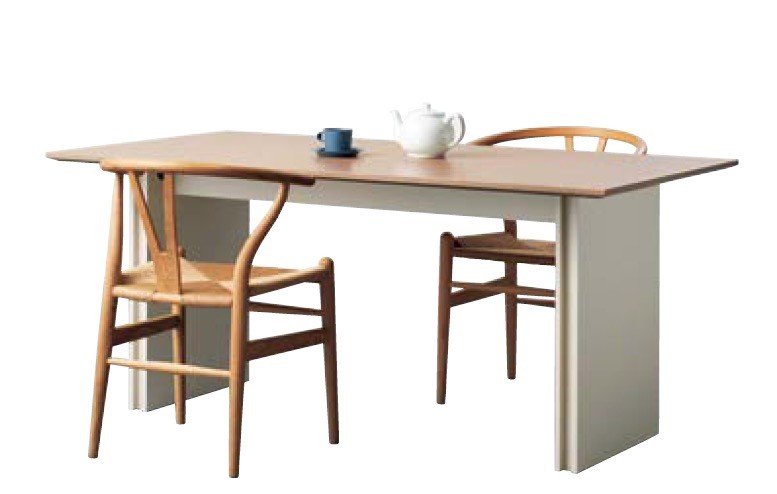 綾野製作所 ARICIA アリシア ダイニングテーブル オーク天板 幅150cm