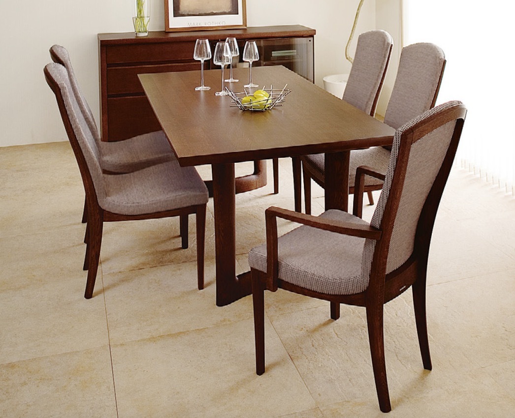 カリモク家具（KARIMOKU FURNITURE） カリモク 食堂椅子 肘なし 肘付