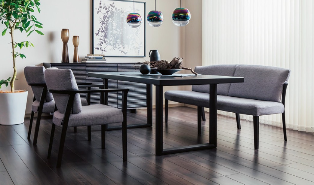 カリモク家具（KARIMOKU FURNITURE） カリモク 3人掛椅子ロング ベンチ