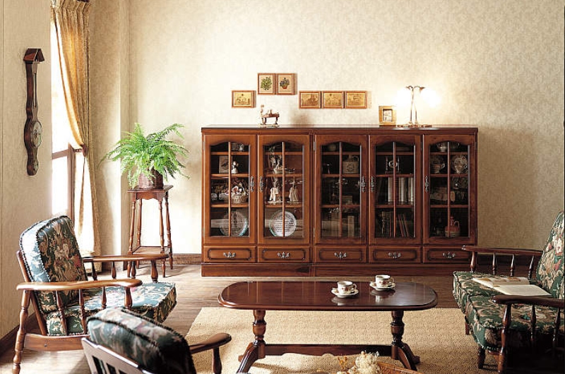 COLONIAL（カリモク家具） カリモク サイドボード HC4500NK 幅132.2cm