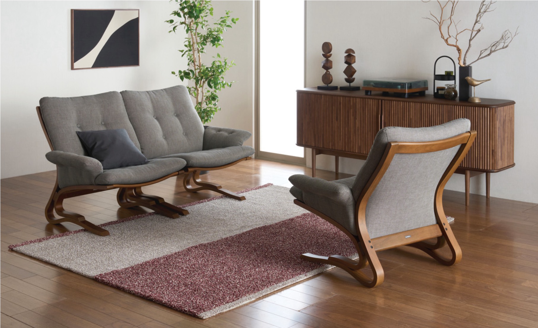 カリモク家具（KARIMOKU FURNITURE） カリモク 肘掛椅子 WW77モデル