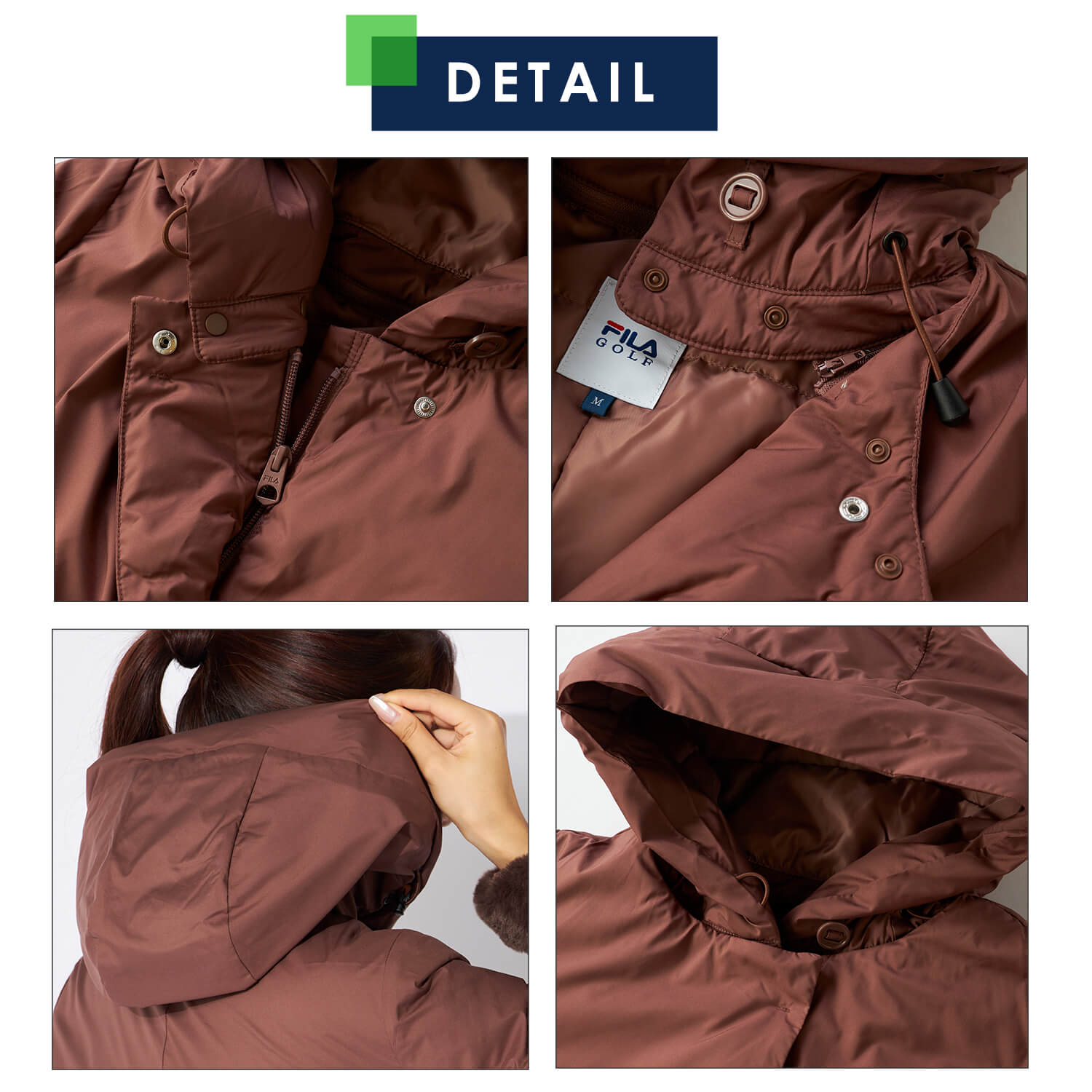 FILA GOLF 特価 フィラゴルフ ダウンジャケット レディース S M L LL