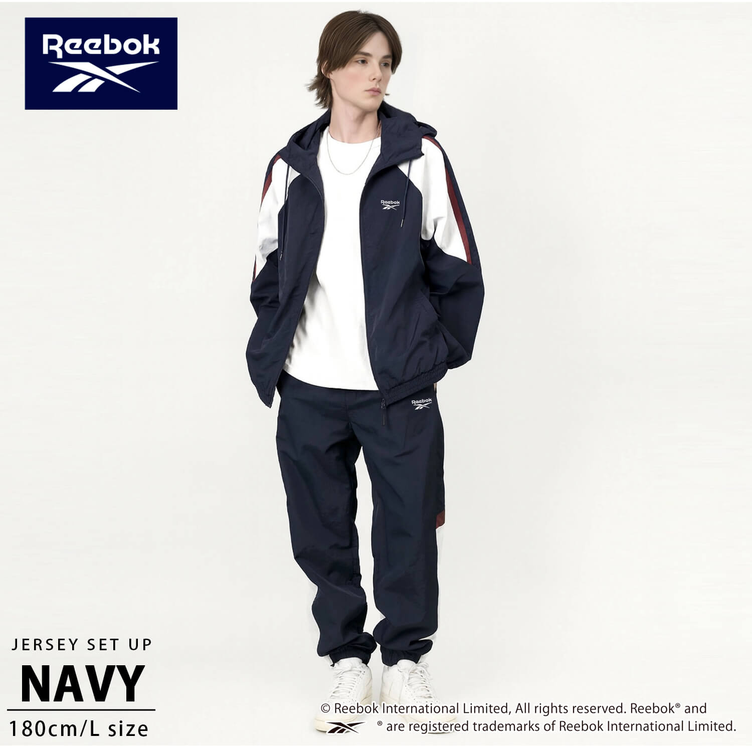 Reebok（リーボック） 特価 一部予約 メンズ ウインドブレーカー 上下