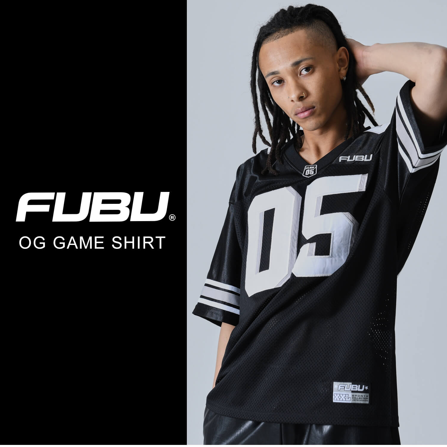 FUBU（フブ） ゲームシャツ メンズ 半袖 シャツ ヒップホップ 古着風