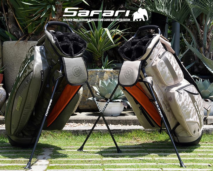 BALDO（バルド） BALDO 2024 NEW JACQUARD & CROCO STAND CADDIE BAG