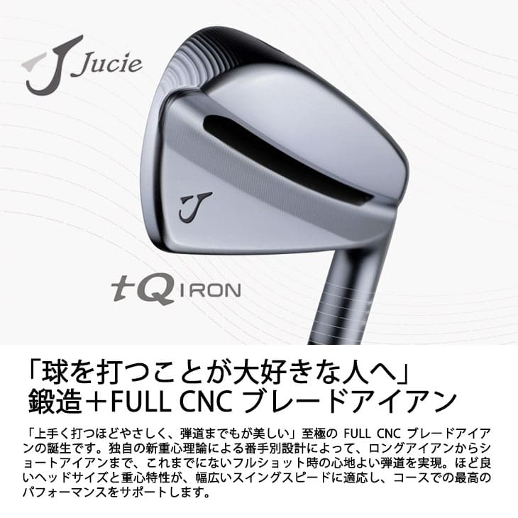 Jucie ジューシー tQ アイアン単品(5I) TRAVIL IRON トラビルアイアン