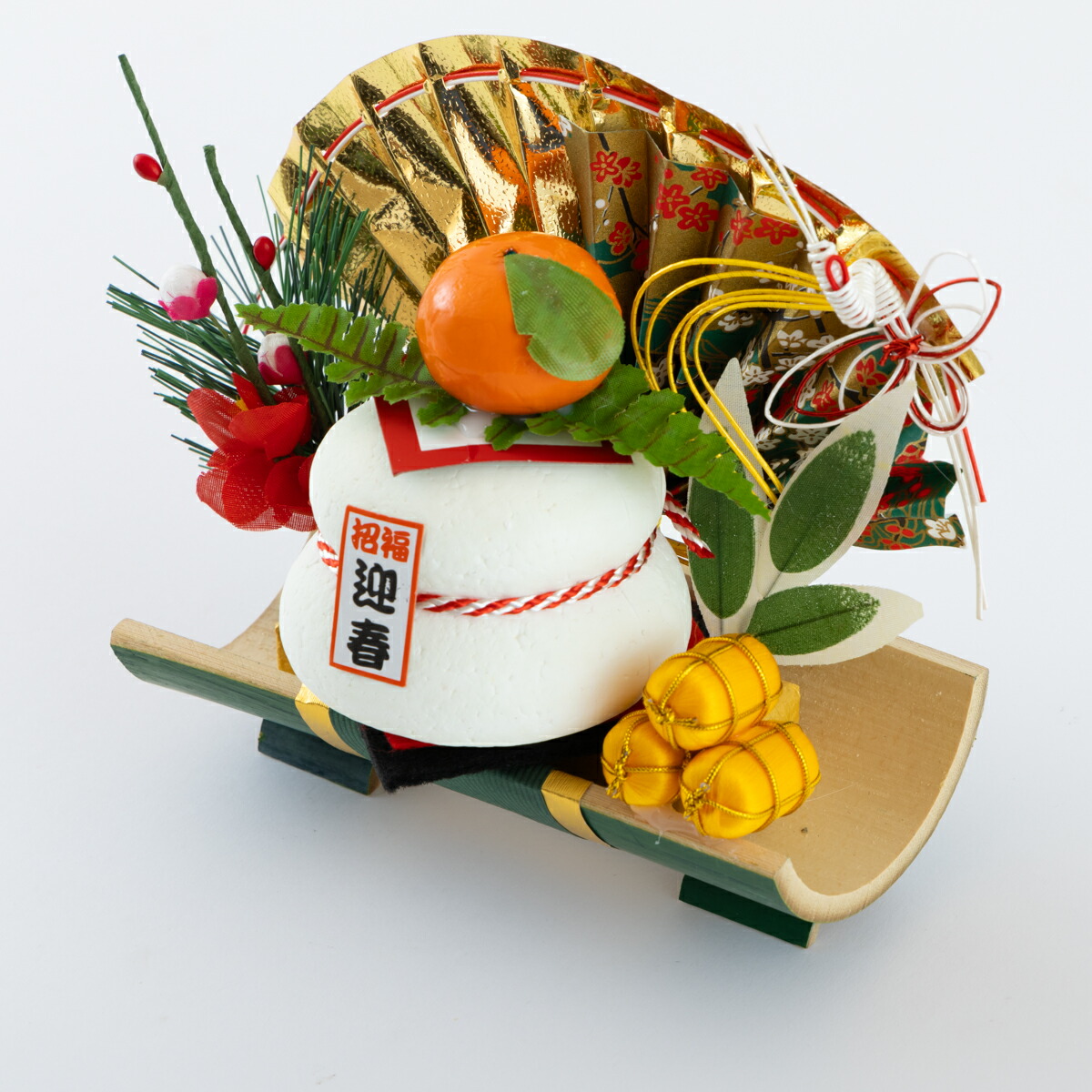 秀〆（HIDESHIME） 正月飾り 正月 置物 玄関 鏡餅 割竹 門松