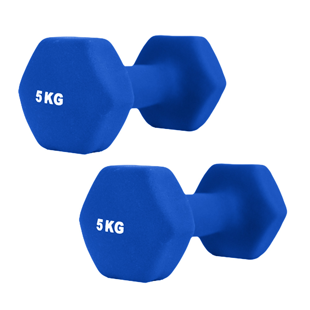 WEIMALL（ウェイモール） ダンベル 5kg 2個セット カラーダンベル
