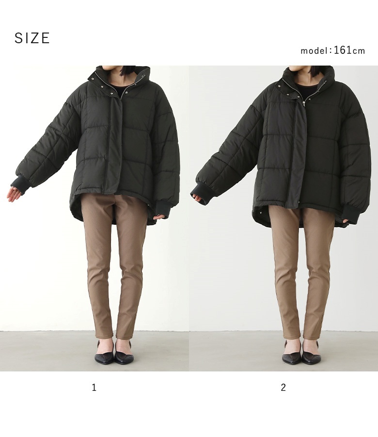 osharewalker（オシャレウォーカー） 中綿ブルゾン レディース