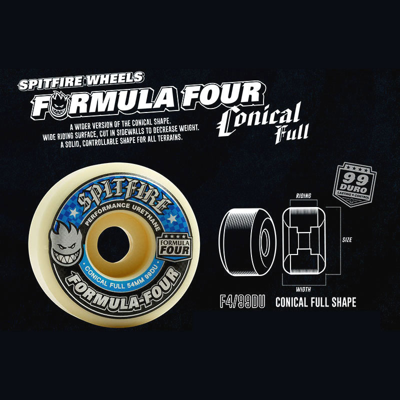 SPITFIRE WHEELS (スピットファイヤー) FORMULA FOUR CONICAL FULL