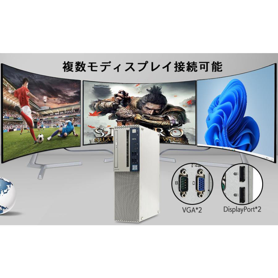NEC 2025年 福袋 中古 デスクトップパソコン windows11 第7世代 Core
