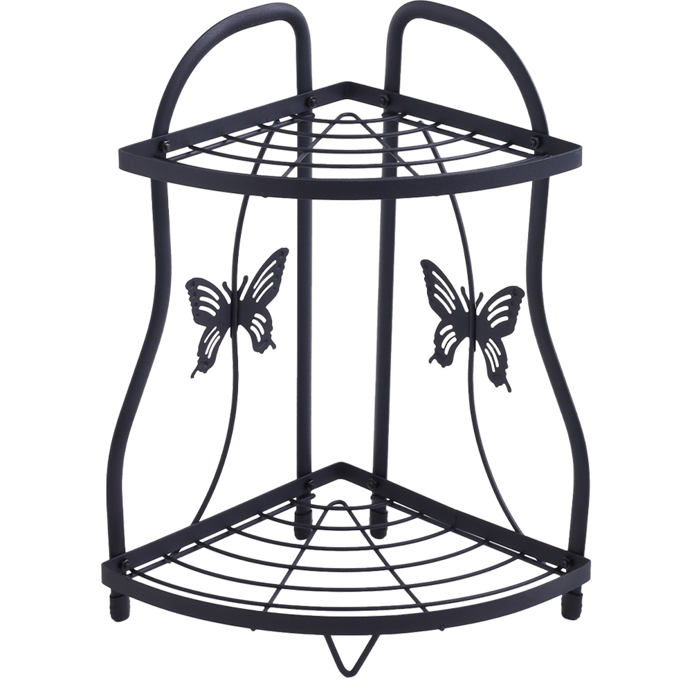 フラワースタンド 花台 フラワーラック 2段 コーナースタンド コーナー