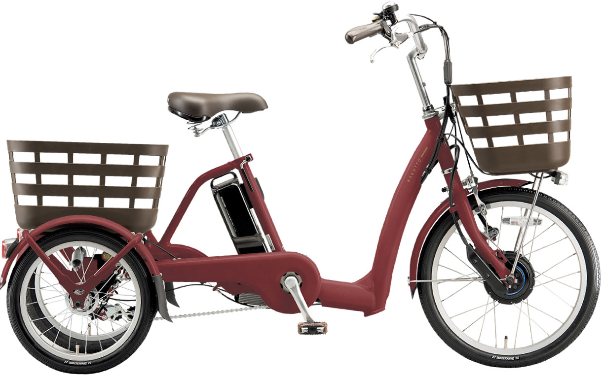 RAKUTTO パンクしない ブリヂストン 電動アシスト三輪自転車