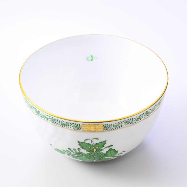ヘレンド（HEREND） ボウル アポニー・グリーン スラップボウル 洋食器