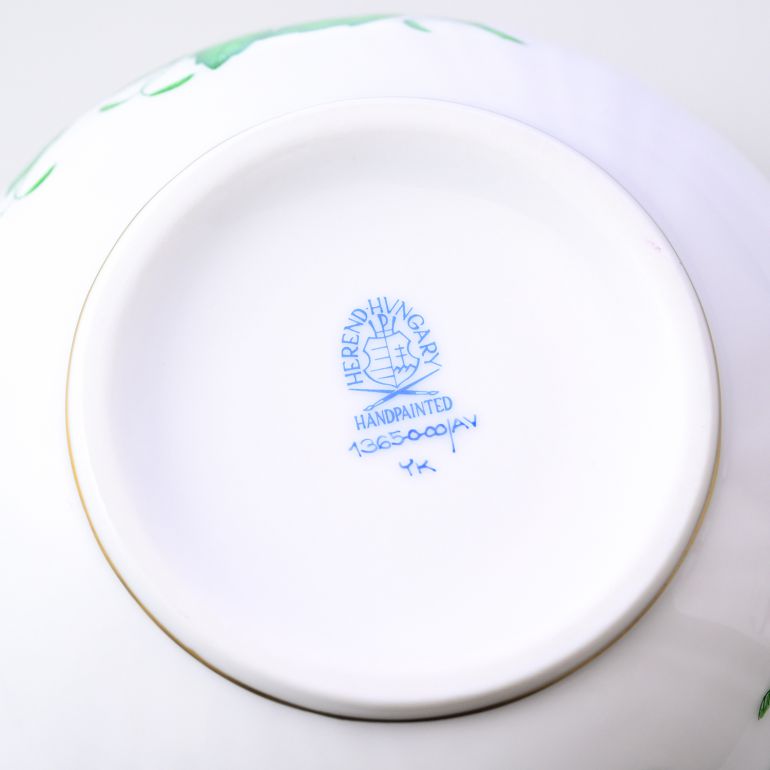 ヘレンド（HEREND） ボウル アポニー・グリーン スラップボウル 洋食器