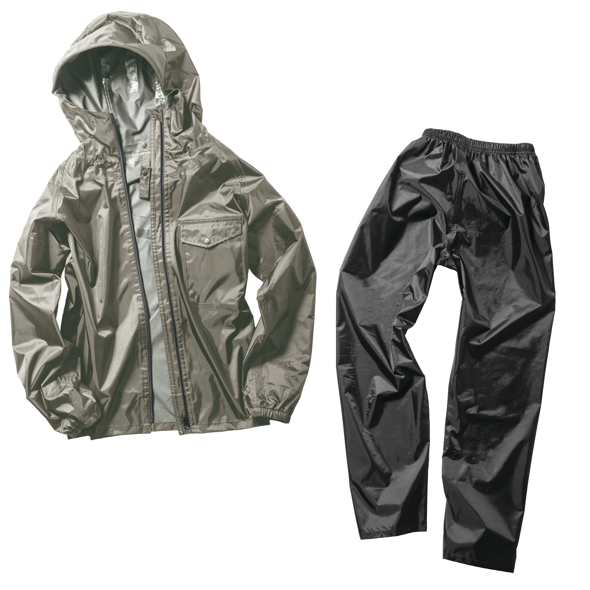 レインウェア 上下セット ゴルフ 回転フード レインコート 自転車 防水